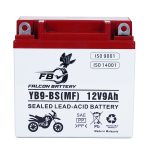 باتری موتورسیکلت اف بی مدل YB9-BS 12V9AH(ان اس،آپاچی،تریل)
