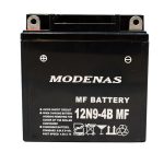 باتری موتورسیکلت مودناس مدل 12N9-4B 12V9AH (پالس،آپاچی،تریل)