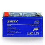 باتری موتورسیکلت Zedix مدل ۱۲V7.2AH (طرح کلیک و طرح آیروکس)