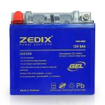 باتری موتورسیکلت Zedix مدل ۱۲V9H (NS,RS و بنلی دو سیلندر)