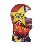 فیس موتور سواری طرح RockStar رنگ مشکی قرمز