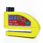 قفل دیسکی دزدگیردار لاکس مدل KS8305 رنگ زرد