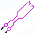 لایت کلاه کاسکت رنگ بنفش