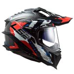کلاه کاسکت ال اس تو مدل MX701 CARBON EXTEND MATT RED