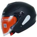 کلاه کاسکت ال اس تو مدل OF573 Twister II Flix مشکی مات