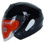 کلاه کاسکت ال اس تو مدل OF573 Twister II Flix مشکی پیانویی