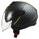 کلاه کاسکت ال اس تو مدل OF573 Twister II Luna Matte Black Titanium