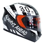 کلاه کاسکت ال اس تو FF801 Carbon Black White