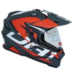 کلاه کاسکت اندروییDA1مدل ۲۰۲رنگ قرمز مشکی