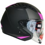 کلاه کاسکت بدون فک ال اس تو مدل OF600 طرح Copter Urbane رنگ طوسی بنفش