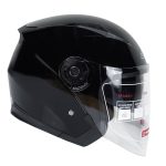 کلاه کاسکت بدون فک دی ای وان مدل ۴۰۲ رنگ مشکی براق