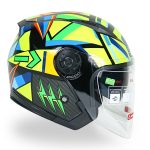 کلاه کاسکت بدون فک دی ای وان مدل ۴۰۲ طرح Enso