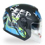 کلاه کاسکت بدون فک دی ای وان مدل ۴۰۵ طرح Deep Sea