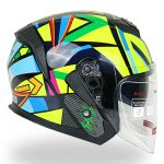 کلاه کاسکت بدون فک دی ای وان مدل ۴۰۵ طرح Enso