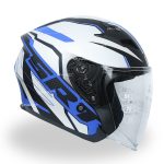 کلاه کاسکت بدون فک راپیدو مدل SRT-Blue OF878