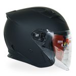 کلاه کاسکت بدون فک ردلاین مدل ۹۴۶ رنگ مشکی مات