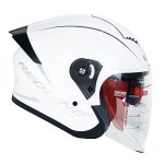 کلاه کاسکت بدون فک ردلاین مدل ۹۶۶ رنگ Silver