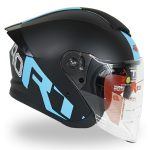 کلاه کاسکت بدون فک ردلاین مدل ۹۶۶ RT رنگ آبی مشکی