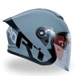 کلاه کاسکت بدون فک ردلاین مدل ۹۶۶ RT رنگ طوسی