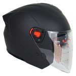 کلاه کاسکت بدون فک ردلاین کد ۹۴۴ رنگ مشکی مات