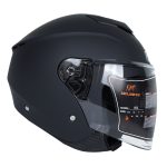 کلاه کاسکت بدون فک فلش مدل ۸۵۲ طرح مشکی مات