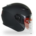 کلاه کاسکت بلوتوث دار بدون فک ردلاین مدل ۹۵۶ رنگ مشکی مات