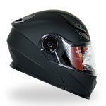 کلاه کاسکت بلوتوث دار فک متحرک ردلاین مدل ۹۳۹ رنگ مشکی مات