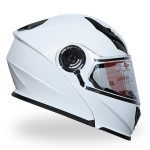 کلاه کاسکت بلوتوث دار فک محترک ردلاین مدل ۹۳۹ رنگ سفید