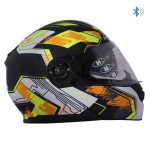 کلاه کاسکت بلوتوثدار راپیدو مدل ۹۵۰ طرح ۱۶