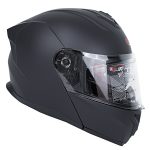 کلاه کاسکت بلوثدار فک متحرک ردلاین مدل ۹۳۸ رنگ مشکی مات