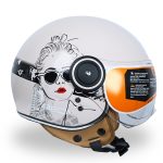 کلاه کاسکت بیون B-110 مدل Face رنگ گلبهی