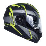 کلاه کاسکت راپیدو مدل ۹۵۰ رنگ زرد طوسی