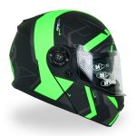 کلاه کاسکت راپیدو مدل ۹۵۰ طرح APS رنگ سبز مشکی