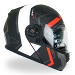 کلاه کاسکت راپیدو مدل ۹۵۰ طرح APS رنگ قرمز سفید