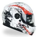 کلاه کاسکت راپیدو مدل ۹۵۰ طرح BONE-WHTMT