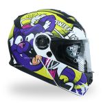 کلاه کاسکت راپیدو مدل ۹۵۰ طرح crash Purple