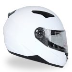 کلاه کاسکت فک ثابت تکنو مدل ۸۰۹ رنگ سفید