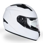 کلاه کاسکت فک ثابت تکنو مدل ۸۱۰ رنگ سفید