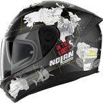 کلاه کاسکت فک ثابت نولان مدل N60-6 طرح GEMINI REPLICA CARLOS CHECA FLAT BLACK