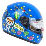 کلاه کاسکت فک ثابت کودک برند ردلاین مدل ۹۰۶ رنگ آبی