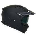 کلاه کاسکت فک جدا برند راپیدو ۸۹۰ مدل اسکورپین رنگ مشکی مات