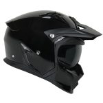 کلاه کاسکت فک جدا برند راپیدو ۸۹۰ مدل اسکورپین رنگ مشکی براق