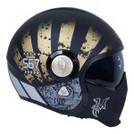 کلاه کاسکت فک جدا کایک مدل OP01 Black Gold