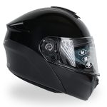 کلاه کاسکت فک متحرک اینتنس مدل ۹۳۸ رنگ مشکی براق