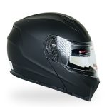 کلاه کاسکت فک متحرک دی ای وان مدل ۱۰۵ رنگ مشکی مات