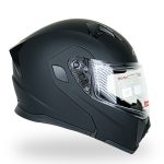 کلاه کاسکت فک متحرک دی ای وان مدل ۱۰۶ رنگ مشکی مات