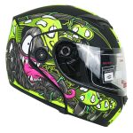 کلاه کاسکت فک متحرک دی ای وان کد ۱۰۲ طرح هیولا