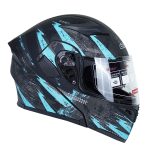 کلاه کاسکت فک متحرک دی ای وان ۱۰۱ مدل ART Blue