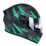 کلاه کاسکت فک متحرک دی ای وان ۱۰۱ مدل ART Green