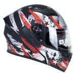 کلاه کاسکت فک متحرک دی ای وان ۱۰۱ مدل ART Red